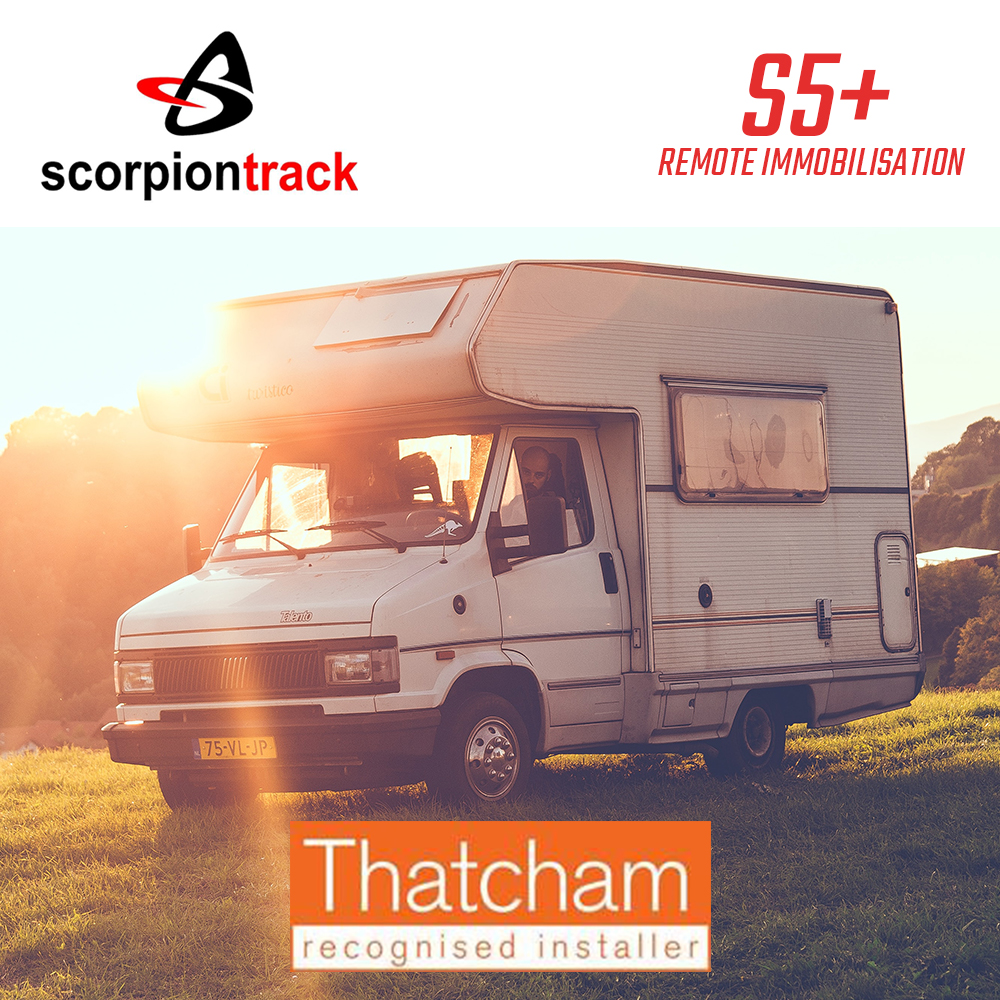 Scorpion Track S5Plus Remote Immobilisation Motorhome Tracker