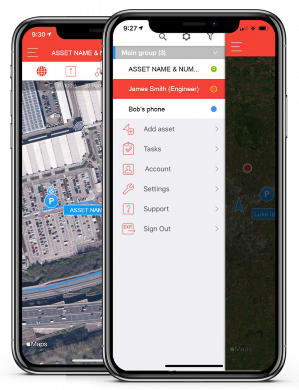 fleet tracking system from a smartphone