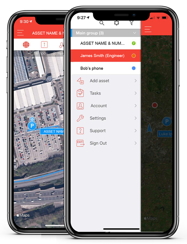 Fleet tracking app