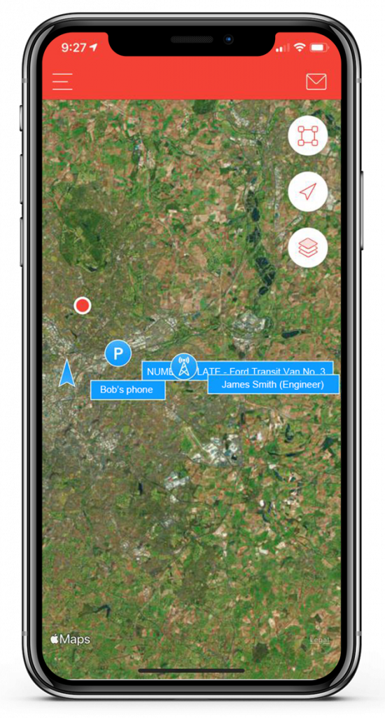 fleet tracking pinpoint driver location smartphone