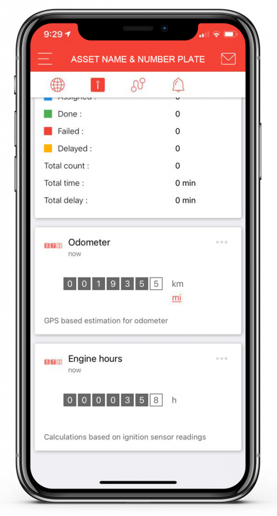 fleet tracking odometer smartphone