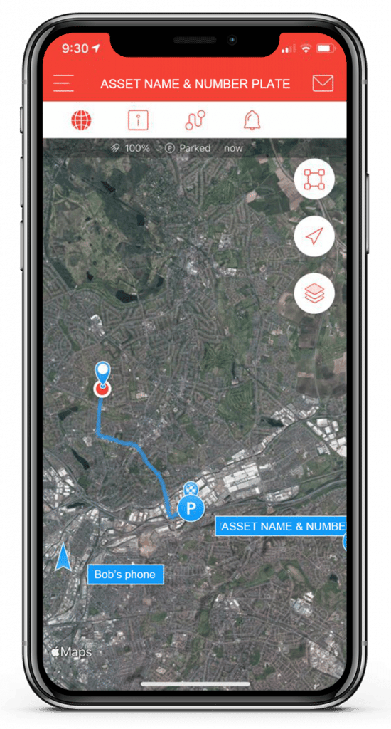 Smartphone GPS Van tracker Birmingham